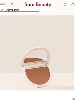 Rare Beauty True To Myself Tinted Pressed
Finishing Powder “Amber” NWT